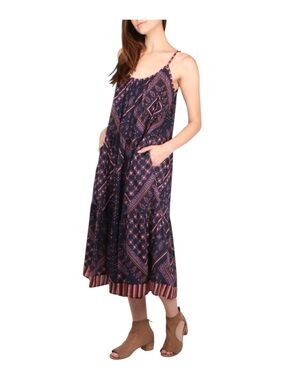 Xirena Tierney Dress Paisley Print Sundress in Southern Blue Sz XS